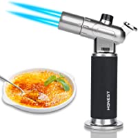 Los mejores  - MUSCCCM Sopletes de Cocina-Antorcha de Cocina de Butano Ajustable Profesional de Doble Llama con Cierre de Seguridad…